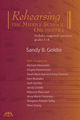 Rehearsing the Middle School Orchestra book cover